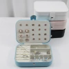 Cross-border direct supply necklaces, stud earrings, rings, pu jewelry boxes, portable anti-oxidation jewelry storage boxes, women's household accessories boxes Application Scenario